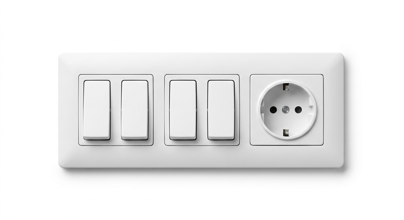 Anchor Roma Classic 8-Module Plate with Frame